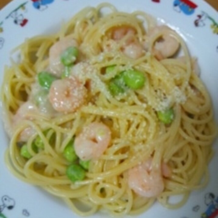 海老と枝豆のクリームパスタ レシピ 作り方 By Xxx朱夏xxx 楽天レシピ 海老と枝豆のクリームパスタ レシピ 作り方 By Xxx朱夏xxx 楽天レシピ